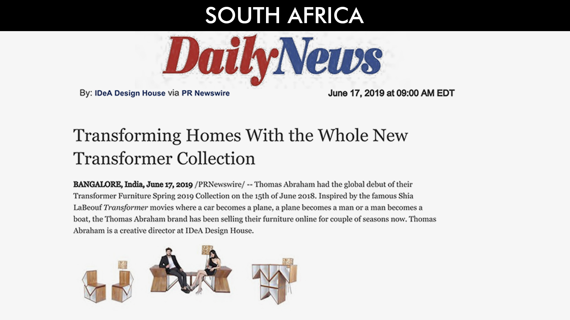 Idea Worldwide featured on the times of india